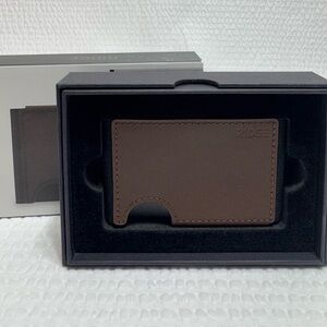 Ridge Tan Leather Card Holder